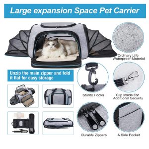 Siivton - Bolsa de Transportar Mascotas, Aprobado por aerolínea